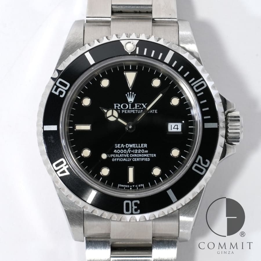 ロレックス シードゥエラー Ref.16600 ステンレススチール ブラック文字盤 セミヴィンテージ 【中古】【腕時計】【送料無料】