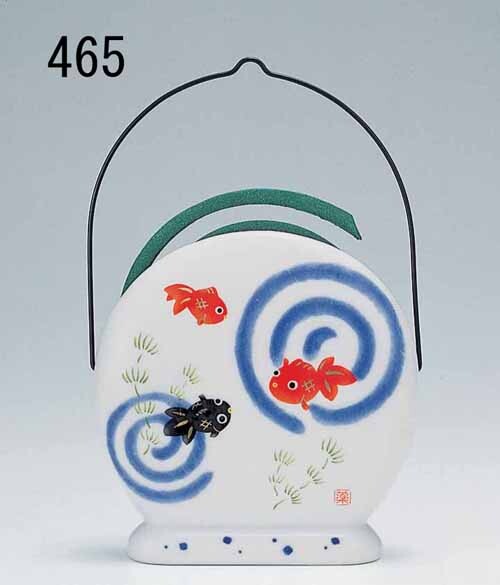 金魚 蚊遣器 たて型 蚊遣り器 蚊取り線香入れ 陶器 おしゃれ かわいい 置物 オブジェ 飾り物 置き物 和雑貨 和室 和モダン 和風 和テイスト レトロ きんぎょ 和柄 可愛い Marcsdesign Com