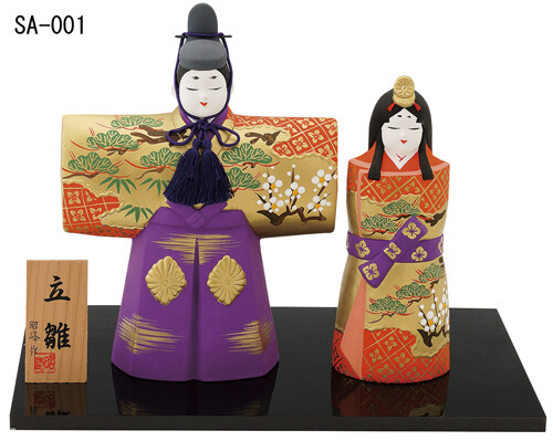 立雛(特大) ひな人形 日本製 陶器 レトロ 置物 オブジェ 飾り物 置き物 和モダン 和風 和雑貨 国産 和テイスト 和室 かわいい おしゃれ 雛人形 小さい コンパクト 女の子 ひな祭り|コミットアンド店