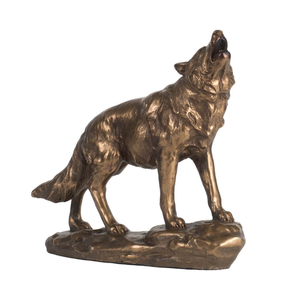 アニマルオブジェ 狼 オオカミ ウルフ 置物 置き物 飾り物 高級感 北欧 ヨーロピアン ヨーロッパ 西洋 海外インテリア 輸入品 おしゃれ モダン アンティーク かっこいい おしゃれ レトロ Marcsdesign Com