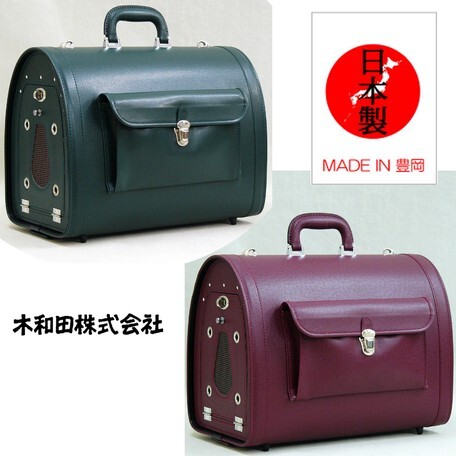 楽天市場】本革使用 小型犬用 ペットキャリーバッグ Lサイズ キャリー