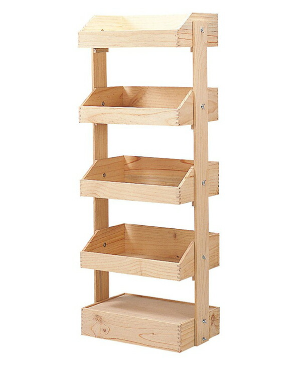 楽天市場】3段BOX什器 無塗装 カントリー 茶 什器 店舗備品 サイン