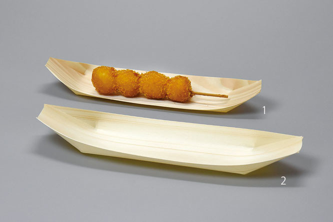 ☆たこ焼き☆経木舟皿6寸☆2000枚☆ たこ焼き容器 業務用 経木舟6寸 (糊止) 2000入 : 業務用食品容器
