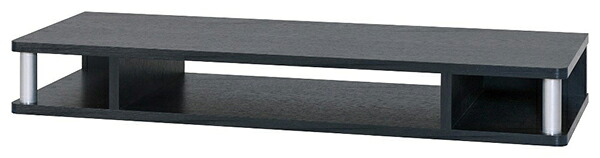 ちょい足しラック 幅79cm 完成品 テレビ台 ブラック テレビボード モニター台 机上台 収納 ラック PCラック 木製 おしゃれ コンパクト 32型 32インチ ローボード TVボード テレビラック リビングボード