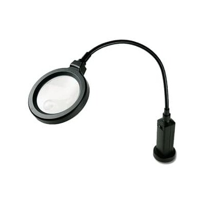 エンジニア ＬＥＤライトルーペ コードレスタイプ 小型ＬＥＤ×16灯 倍率2倍・4倍 フレキシブルアーム式 ＳＬ－22