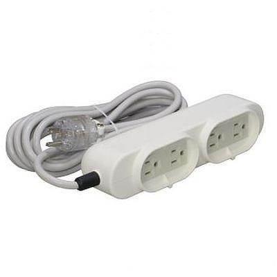 病院用接地タップ ＫＥタイプ ＶＣＴケーブル 3ｍ 医用接地プラグ付 緑 ＭＲ7548ＴＤ3Ｍ