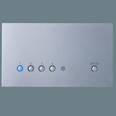 パナソニック 5回路マルチ調光タイプ 親器 シルバー ＮＱ28751ＳＫ｜コミットアンド店