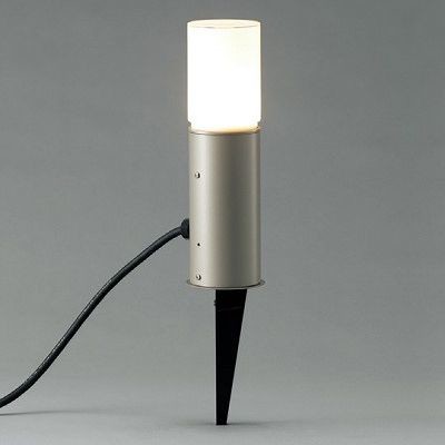 LEDガーデンライト スパイクタイプ ダークシルバー 白熱灯40W相当 電球色 AD2605L