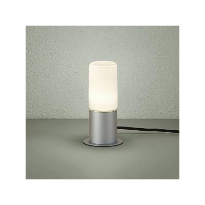 LEDアプローチ灯 ランプ付 防雨形 白熱灯60W相当 口金E26 電球色 シルバー DWP−38628Y|コミットアンド店