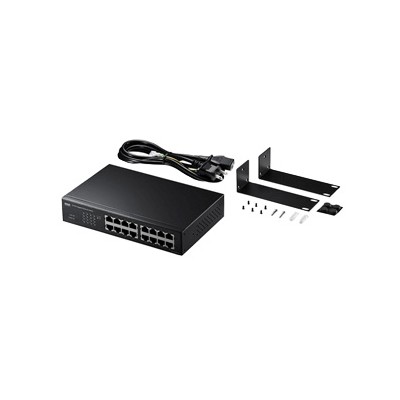 Ｇｉｇａ対応スイッチングハブ　16ポート　ループ検知機能付き　ＬＡＮ－ＧＩＧＡＨ16Ｌ