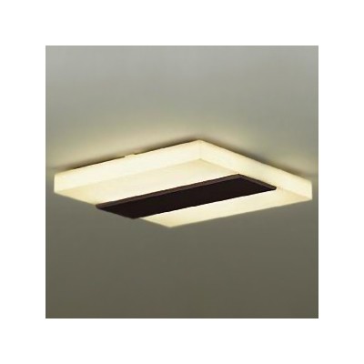 DAIKO ＬＥＤ小型シーリングライト 《ｔｈｉｎ》 白熱灯120Ｗ相当 非調光タイプ 電球色タイプ ダークブラウン ＤＣＬ－38751Ｙ 長寿命