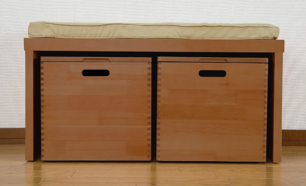 楽天市場 天然木 ベンチチェスト クッション付き 収納ベンチ 木製 幅80cm キャスター付き 収納ボックス いす イス スツールボックス 玄関 リビング ダイニング おもちゃ箱 おしゃれ コミットアンド楽天市場店