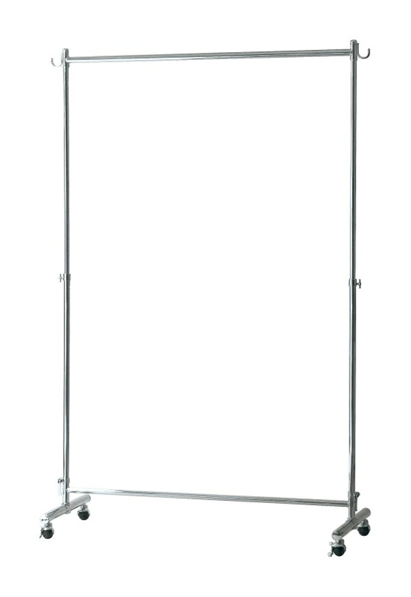 送料無料 ストロングタフハンガー 幅約135cm ハンガーラックスリム キャスター付き 2段 高さ調整 ハンガー掛け 衣類収納 クローゼット 洋服 ラック ワードローブ 洋服かけ コートハンガー 業務用 物干し 室内干し おしゃれ 西海岸|コミットアンド店