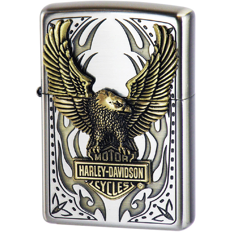 アメリカを代表するオートバイ ハーレーダビッドソン とアメリカを代表するライター Zippo のアメリカンなコラボレーション Hdp 73 Harley Davidson 高級感 ビッグメタル Zippo ジッポーホビー ハーレーダビットソン バイカー Usa 真鍮 日本オリジナル ジッポ