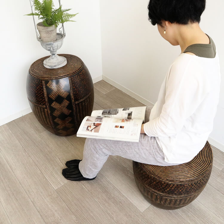 楽天市場 送料無料 丈夫素材 ランプテーブル スツール 腰掛け いす 椅子 チェアー 玄関 キッチン リビング 花台 サイドテーブル ナイトテーブル おしゃれ レトロ コミットアンド楽天市場店