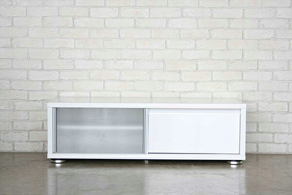 幅120cm TVボード ローボード 薄型テレビボード ホワイト 高級感 木製 完成品 テレビ台 テレビボード リビングボード 120PZTV ストーム リビング AVボード AVラック AV収納 インテリア モダン おしゃれ シンプル