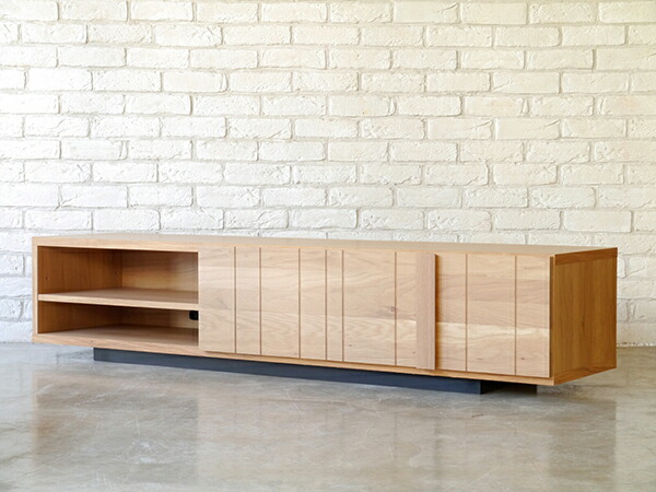 幅160cm TVボード ローボード オーク 無垢 引き出し 収納 高級感 木製 国産 完成品 テレビ台 テレビボード リビングボード サモア リビング AVボード AVラック AV収納 北欧 モダン シンプル スタイリッシュ おしゃれ|コミットアンド店