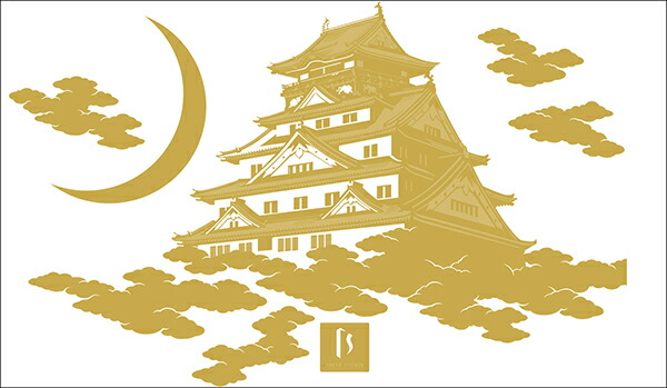 人気商品ランキング 転写タイプ 大判 高級 ウォールステッカー 大阪城 Fucoa Cl