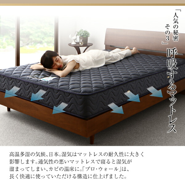 楽天市場 フランスベッド マットレス ワイドダブル ワイドダブル フランスベッド 純国産マットレス プロ ウォール コミットアンド楽天市場店