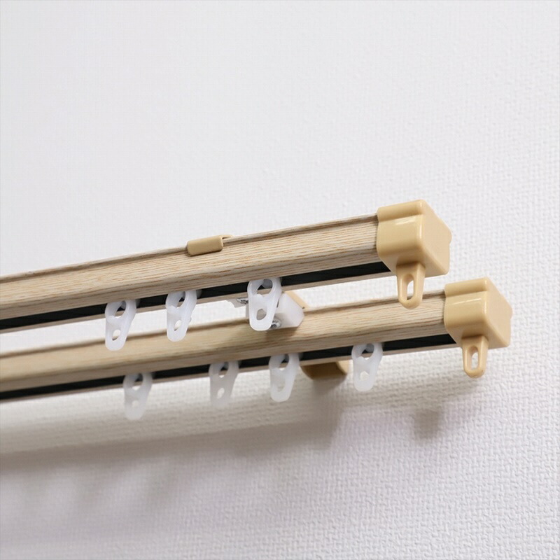 3mD木目M型伸縮カーテンレール ALTO　NA