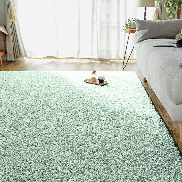 130x190cm ジェム トルマリン ラグ マット リビングラグ 防炎 防ダニ 抗菌 防臭 洗える オールシーズン おしゃれ ホットカーペット 床暖房 高級感｜コミットアンド店