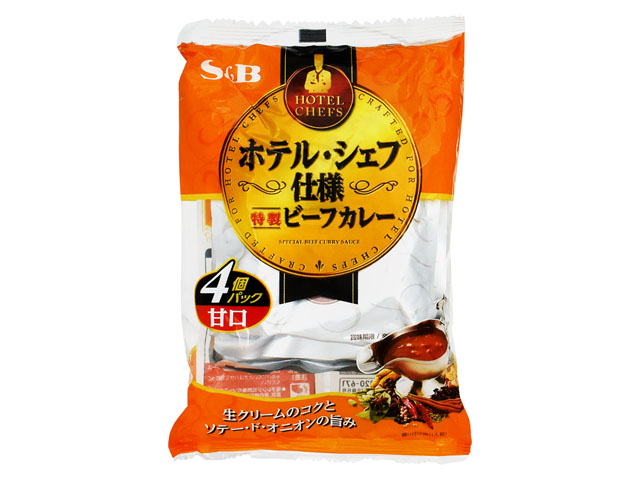 人気特価激安 楽天市場 ｓ ｂ ホテル シェフ仕様 特製ビーフカレー 甘口 170gx4 X12 コミットアンド楽天市場店 工場直送 Lexusoman Com