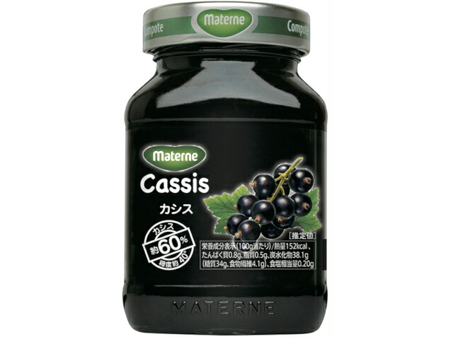 日仏商業 マテルネ ブラックカラントコンポート 300g X8 Cjprimarycares Com