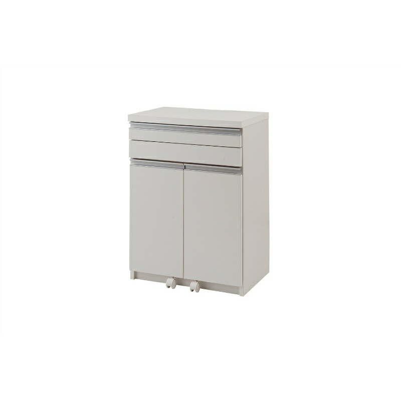 PCデスク 幅約60cm 国産 完成品 ホワイト パソコンデスク キャビネット 作業台 ワークデスク 勉強机 おしゃれ 北欧 木製 一人暮らし コンパクト シンプル 高級感 省スペース スタイリッシュ 日本製 送料無料|コミットアンド店