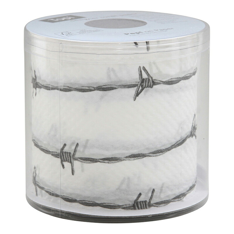 楽天市場 送料無料 6個セット トイレットペーパー ワイヤー 柄 カフェ ギフト 贈り物 プレゼント おしゃれ かわいい コミットアンド楽天市場店