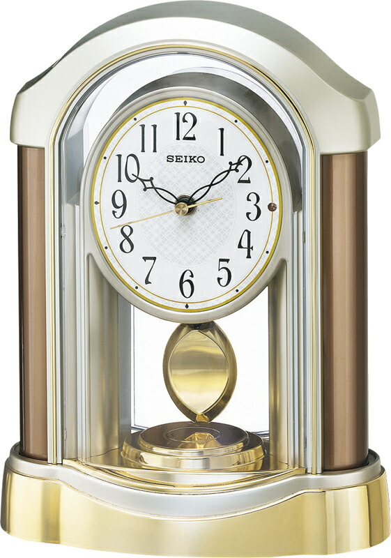 SEIKO 電波置時計 セイコー ウォッチ 電池式 北欧 おしゃれ リビング 3針 とけい アンティーク 置き型 敬老の日