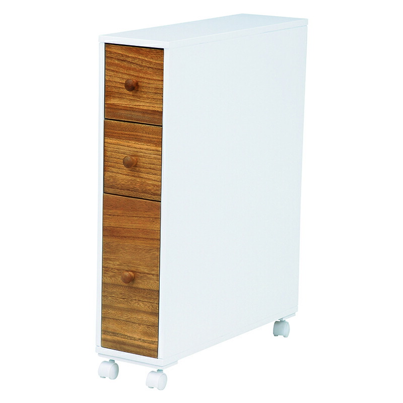 再入荷 隙間収納 木製 コンパクト 掃除用具入れ ストッカー トイレットペーパー 薄型 おしゃれ ラック 収納 トイレ キャスター付き スリム 奥行50cm 幅16cm 収納 棚 トイレラック 送料無料 収納棚 Mtr 6464nw ナチュラルホワイト 白 整理棚 シェルフ すき間収納