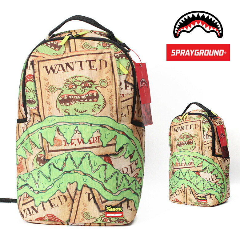 SPRAYGROUND スプレイグラウンド ナップサック Sprayground/スプレーグラウンド バックパック Zombie Ooze Shark