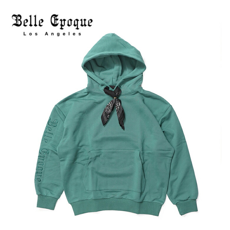 BELLE EPOQUE MANDA COLLECTION GREEN バンダナ パーカー ペイズリー 外国でブランド名 はたご屋界面 メンズ 御居処跳ねる B系 表どおり 一般受け ブランド名  ボックス席 緑であること 緑  HOODY フーディ パーカー 分かりやすい メンズ 外国でブランド名