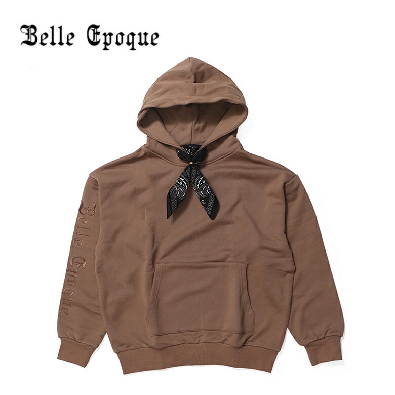 BELLE EPOQUE MANDA COLLECTION BROWN バンダナ パーカー ペイズリー 外国でブランド名 はたご屋界面 メンズ 御居処跳ねる B系 表どおり 一般受け ブランド名  ボックス席  赤銅色 茶 HOODY フーディ パーカー 分かりやすい メンズ 外国でブランド名