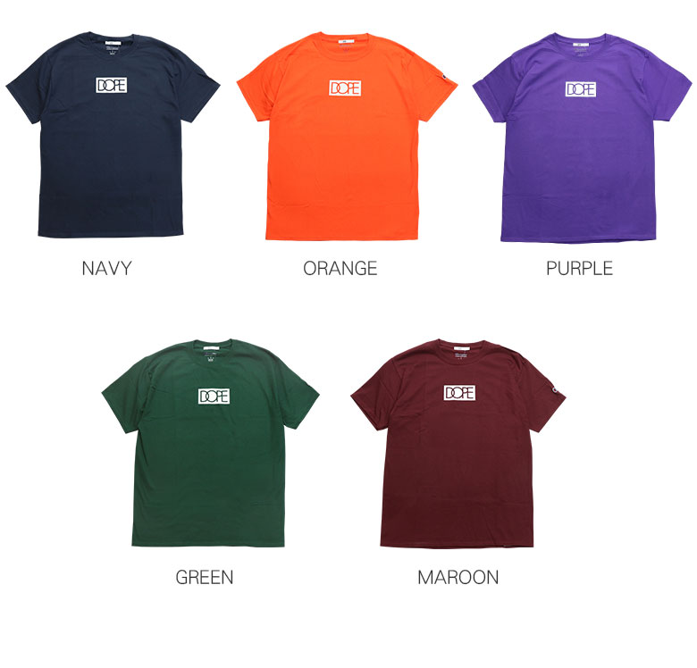 black red and blue champion shirt