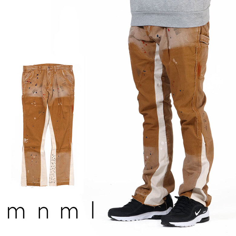 【30%OFF】 mnml ミニマル B243 FLARE DENIM 太陽フレア 太陽フレアズボン下 太陽フレアジーンズ  ブーツとり捨てる ズボン下 ジーンズ うば車 ルーズフィット 伸ばすこと デニム メンズ きつい ジーンズ はたご屋界面 ブランド名 表どおり 流行り物 ★Re