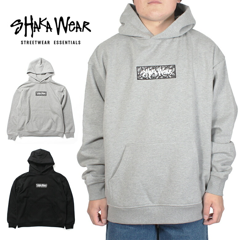 【30%OFF】 SHAKA WEAR PAISLEY HOODIE パーカー ティーシャツパーカー 汗水 パーカー 調教師 スウェットパーカー ボンネット ロゴタイプ メンズ 長袖 外国でブランド名 はたご屋界面 メンズ 御居処跳ねる B系 表どおり 一般受け ブランド名