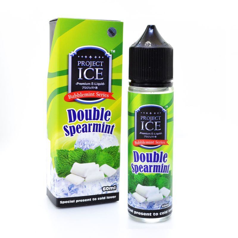 【楽天市場】Project Ice 60ml プロジェクト アイス ダブルスペアミント ミント ガム メンソール 電子タバコ タール ニコチン