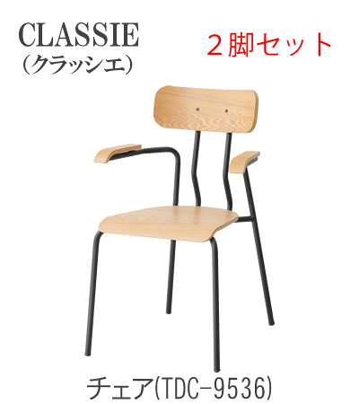 CLASSIE クラッシエ アームチェア2脚セット TDC-9536 TOCOM　interior（トコムインテリア） あずま工芸