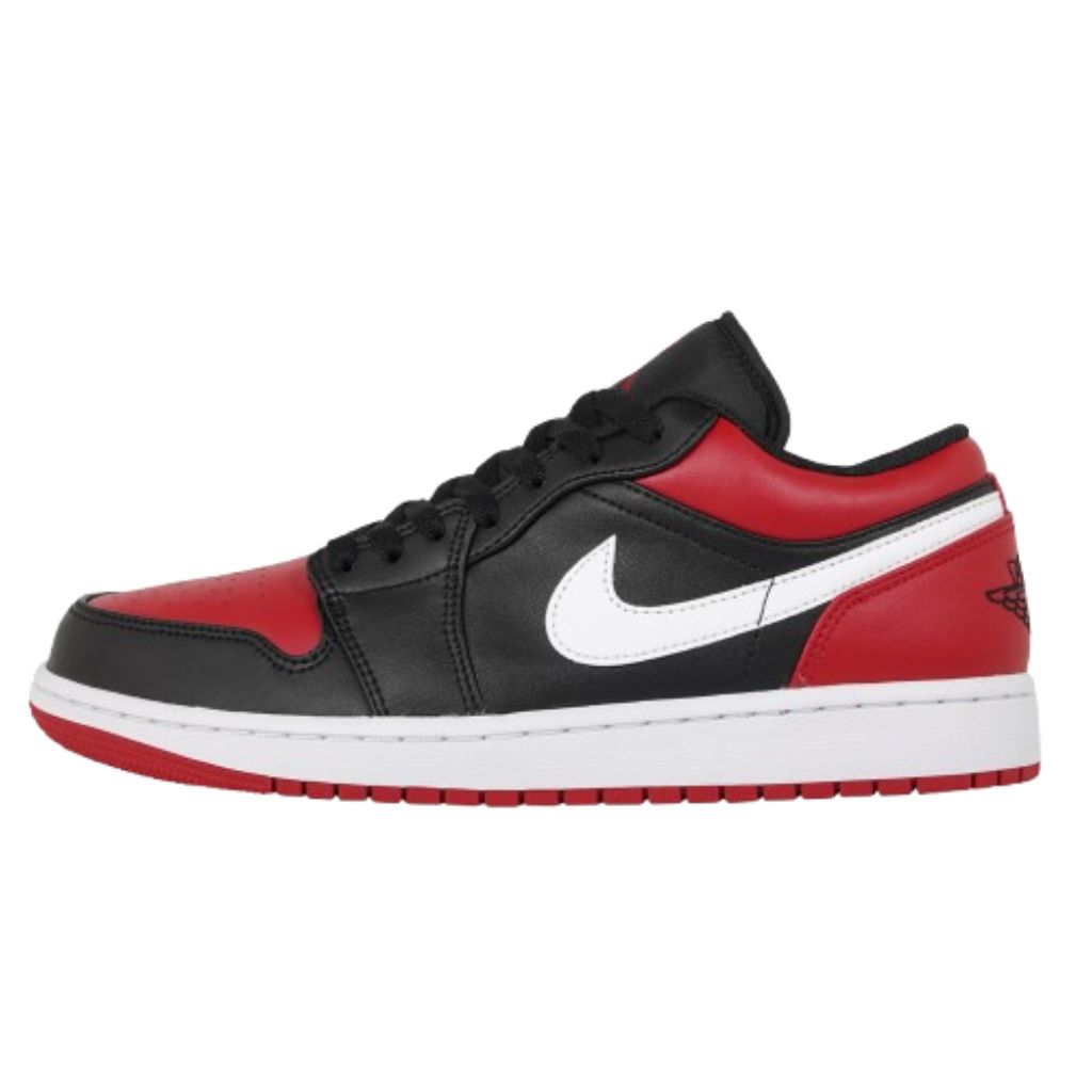 Nike Air Jordan 1 Low ブラック/レッド/ホワイト 美品 Nike Air Jordan 1 Low ホワイト/ブラック/レッド24.5㎝ - メルカリ
