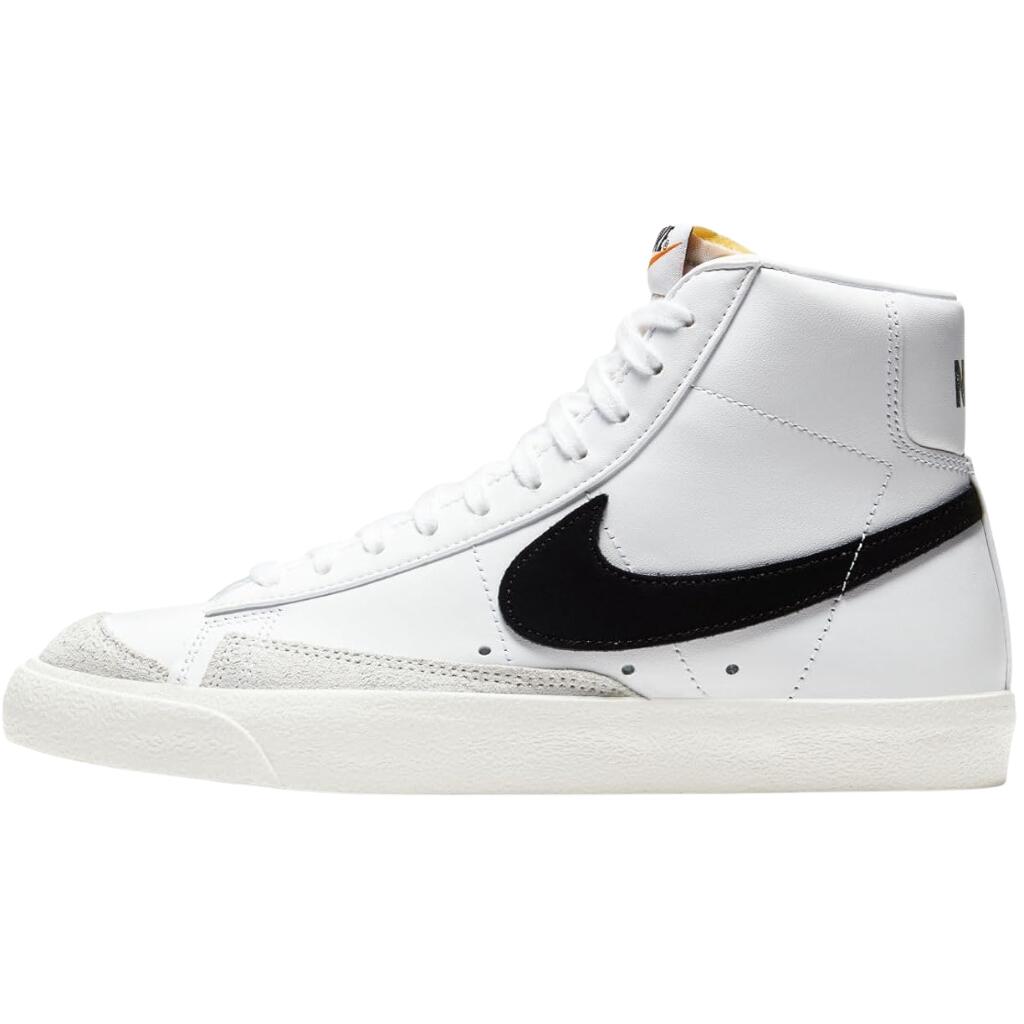 ＼6月押さえるエントリーでP10倍／NIKE BLAZER MID 77 ナイキ ブレーザー ミッド 77 スニーカー メンズ レディース 黒いこと 白いこと 黒 白 CZ1055-100  厚底 真っただ中とり捨てる ご機嫌とり捨てる 今めかしい 好いたらしい 通学 一般受け 流行り 2026 流行病の発生 会う約束 厚底 定番 表どおり