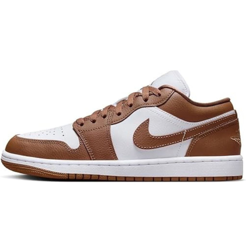 ＼5月限定エントリーでP10倍／NIKE AIR JORDAN 1 LOW ナイキ エアジョーダン1 ロー スニーカー メンズ レディース ホワイト ブラウン 白 茶 DC0774-202 厚底 ローカット スポーツ ジョギング おしゃれ 快適 通勤 通学 ジム フィットネス 人気 トレンド 2026 流行 デート 人気