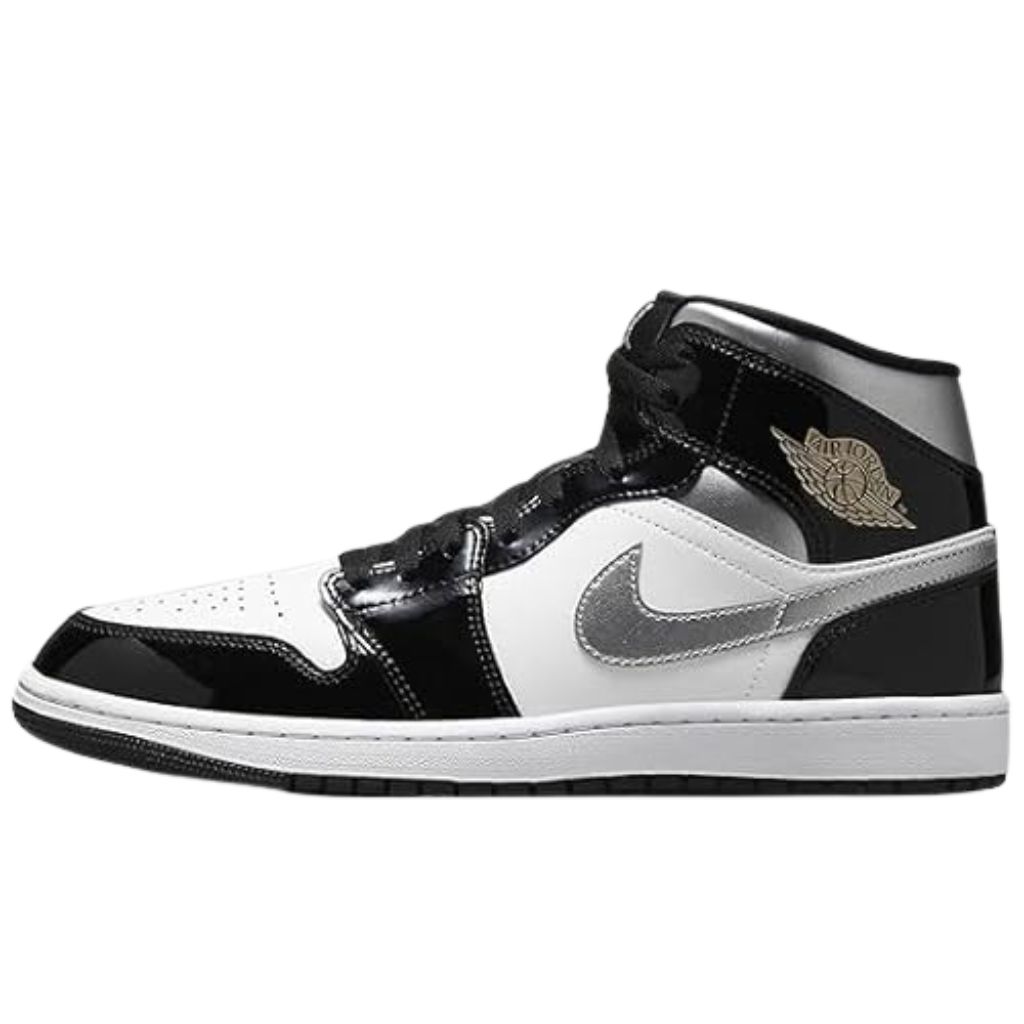 ＼5月限定エントリーでP10倍／NIKE AIR JORDAN 1 MID ナイキ エア ジョーダン 1 ミッド スニーカー メンズ レディース ブラック 黒 HV0789-010 シューズ 靴 カジュアルトレンド 2026 流行 デート 厚底 人気 定番 ストリート ファッション おすすめ