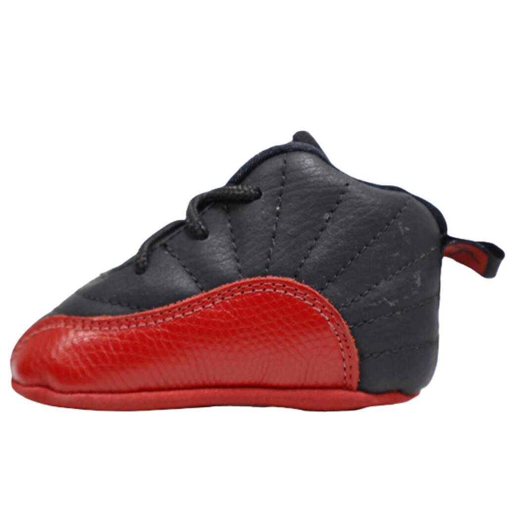 ＼5月限定エントリーでP10倍／【 訳あり・新品 】NIKE FIRST JORDAN 12 ナイキ ファースト ジョーダン 12 スニーカー キッズ ベビー ブラック レッド 黒 赤 850001-061 9cm 人気 2026 シューズ ファーストシューズ プレゼント おすすめ 靴