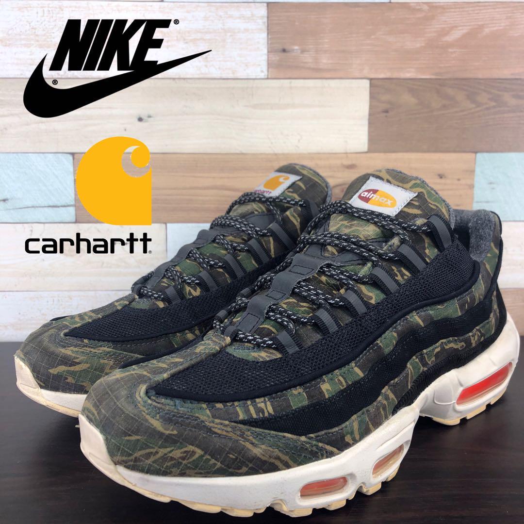 【中古】NIKE AIR MAX 95 WIP ナイキ エア マックス 95 WIP ブラック トータルオレンジ セイル 28cm U06326 AV3866-001