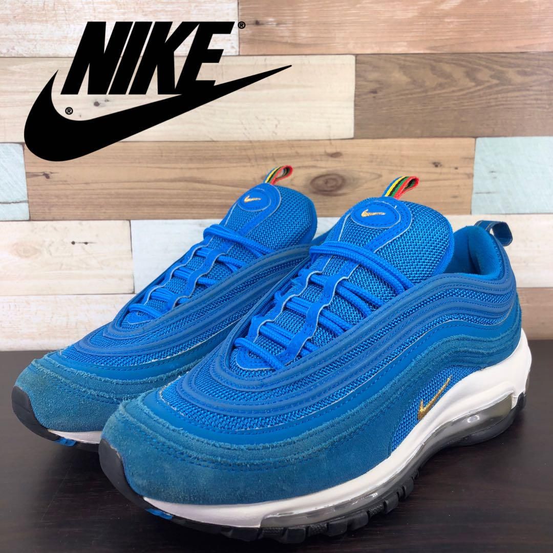 【中古】NIKE AIR MAX 97 QS ナイキ エア マックス 97 QS ライト ヴィレリアンブルー 24.5cm U06654 CI3703-400