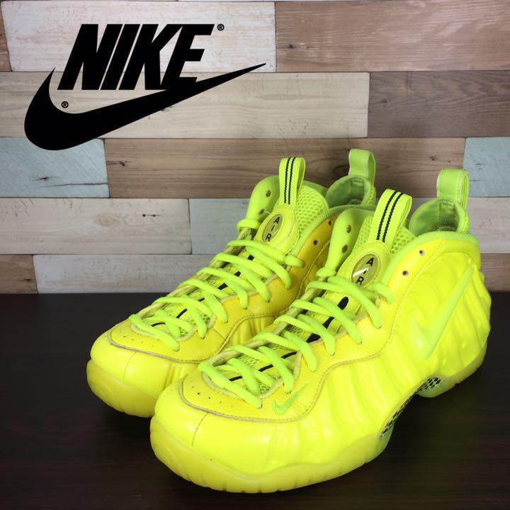 【中古】NIKE AIR FOAMPOSITE PRO ナイキ エア フォーム ポジット プロ ボルト 28.5cm U07022 624041-700