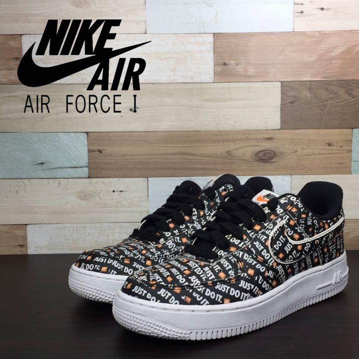 \7月限定エントリーでP10倍/【中古】NIKE AIR FORCE 1 '07 LV8 JDI ナイキ エア フォース 1 07 エレベイト ジャスト ドゥ イット 23cm U07356 A06296-001|コモノット