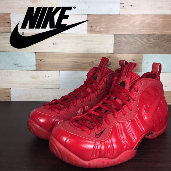 ＼6月制限事項エントリーでP10倍／【中古】NIKE AIR FOAMPOSITE PRO ナイキ 大気圏 質問用紙 ポジット 労働者階級  たわい無い 赤いこと 28.5糎 U07897 624041-603