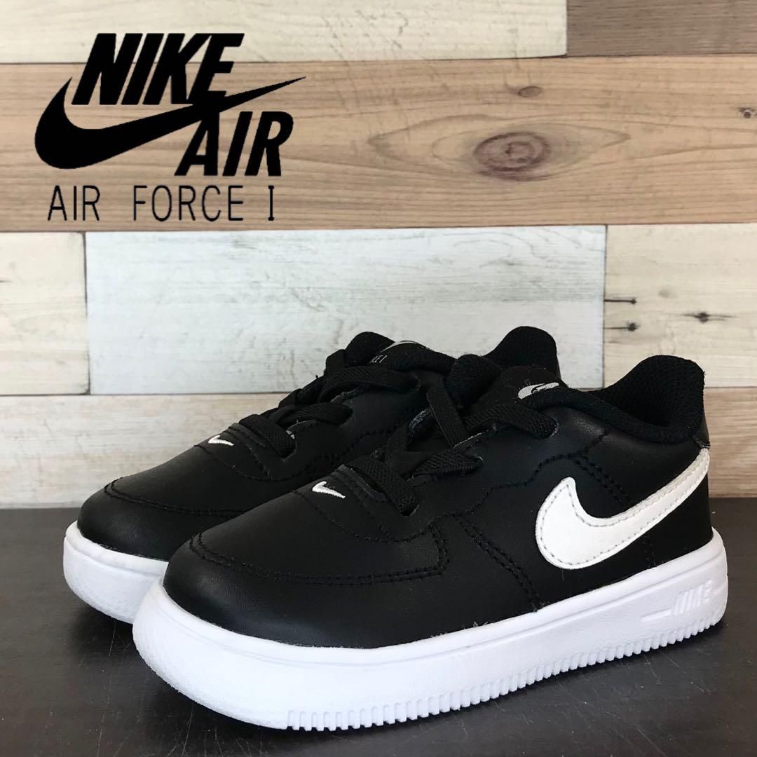 ＼6月制限事項エントリーでP10倍／【中古】NIKE AIR FORCE 1 ナイキ 大気圏 フォース 1 もの言う花 BLACK 黒いこと 13珊 U08445 905220-002
